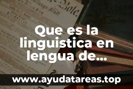 Que es idea y caracteristicas linguistica 7 Que es la linguistica en lengua de señas mexicana