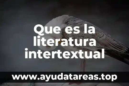 Que es epoca literaria en literatura 3 Que es la literatura intertextual