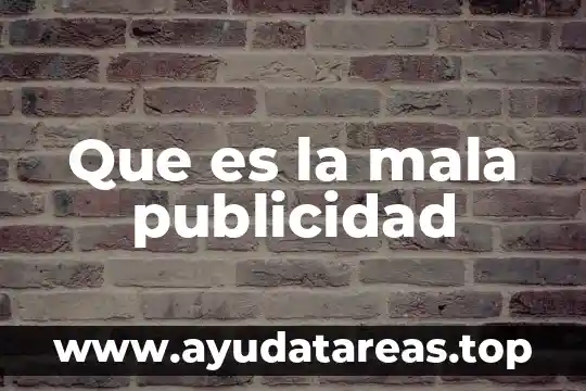 Que es el logotipo y el magotipo en la publicidad 4 Que es la mala publicidad