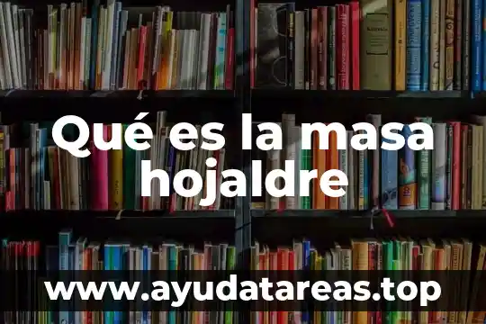 Que es la masa inercial en la fisica 5 Qué es la masa hojaldre
