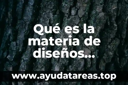Que es la muestra pequeña en diseños experimentales psicologia 6 Qué es la materia de diseños experimentales