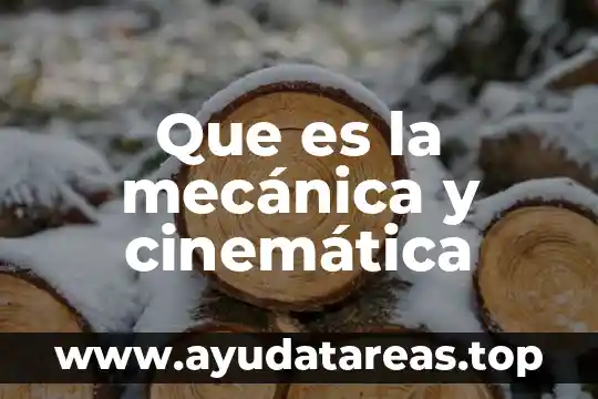 Qué es la teoría de la mecánica cuántica 5 Que es la mecánica y cinemática