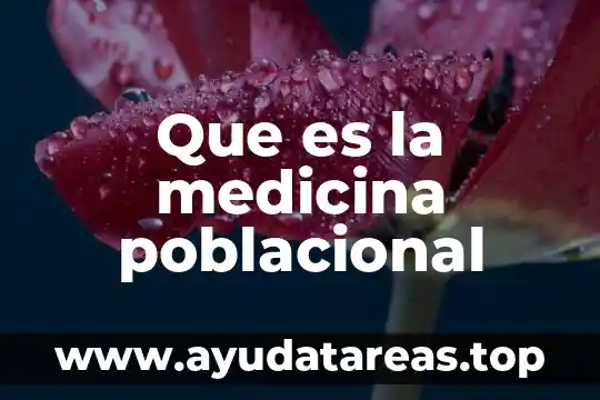 Que es color parda en medicina 3 Que es la medicina poblacional