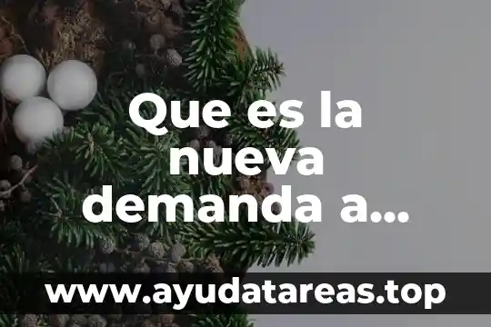 Que es la nueva demanda a contratar en kw