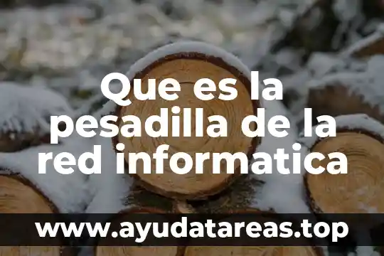 Comunicación con un dispositivo en una red rwmots que es 3 Que es la pesadilla de la red informatica