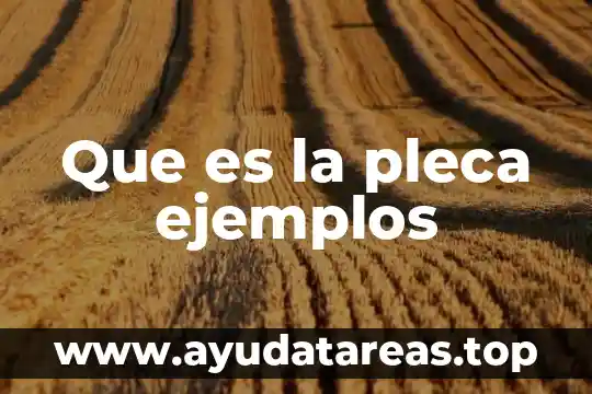 Que es un compuesto ordinario ejemplos 8 Que es la pleca ejemplos