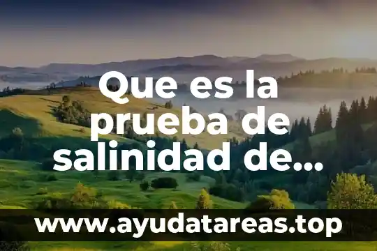 La prueba de fondo obscuro para que es 7 Que es la prueba de salinidad de agua en hidrocarburos
