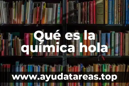 Qué es el alcohol en química definición 3 Qué es la química hola