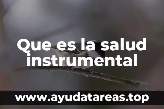 Imágenes que es el proceso salud enfermedad concepto 5 Que es la salud instrumental