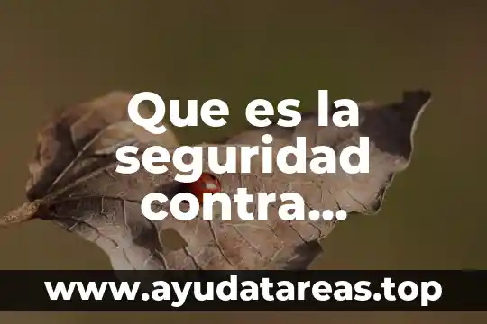 Que es la seguridad contra incendios