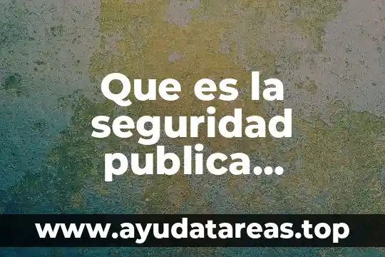 Que es la capitalization rules significado 8 Que es la seguridad publica significado