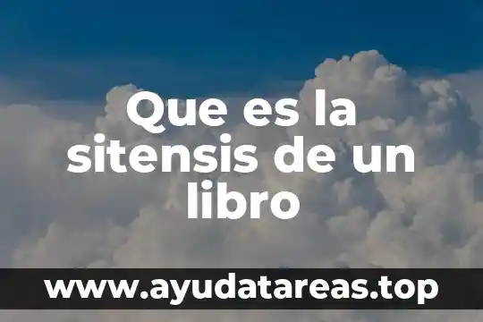 Que es unicausal libro 3 Que es la sitensis de un libro