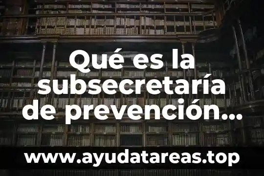 Que es enfermedad y tipos de enfermedades 3 Qué es la subsecretaría de prevención y control de enfermedades