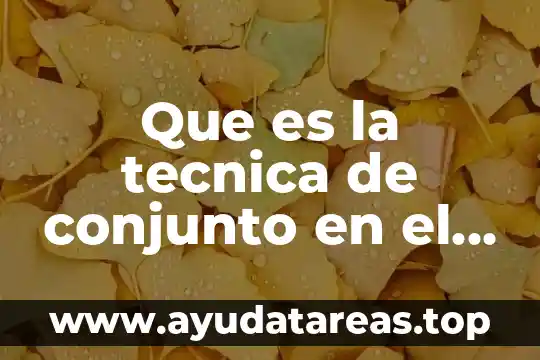 Técnica de gallego para que es 3 Que es la tecnica de conjunto en el futbol