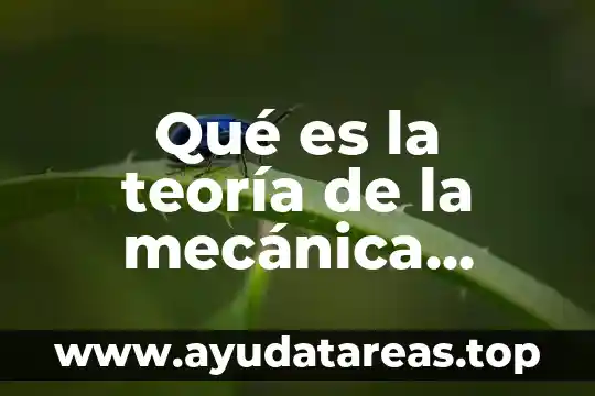 Que es fluido en la materia mecanica de fluidos 3 Qué es la teoría de la mecánica cuántica