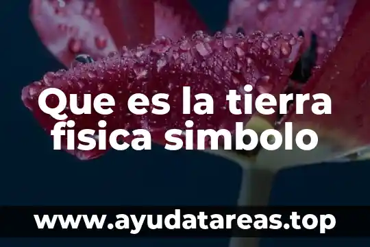 Qué es símbolo y ejemplos 8 Que es la tierra fisica simbolo