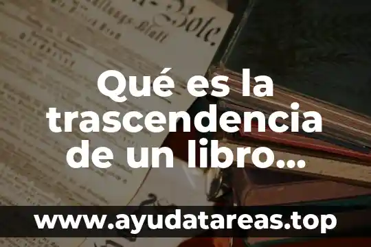 Que es la justicia libro pais 8 Qué es la trascendencia de un libro académico