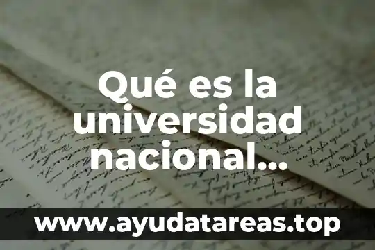 Que es contrato de trabajo como figura autónoma 5 Qué es la universidad nacional autónoma de México