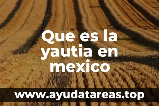 Que es la yautia en mexico