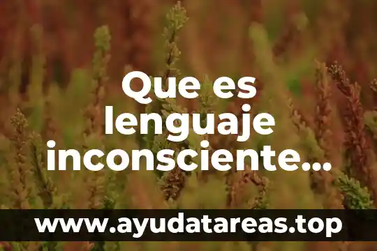 Vistas en sql que es 4 Que es lenguaje inconsciente del cuerpo