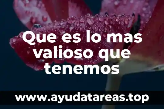 Qué es más valioso flor imperial o quintilla 5 Que es lo mas valioso que tenemos