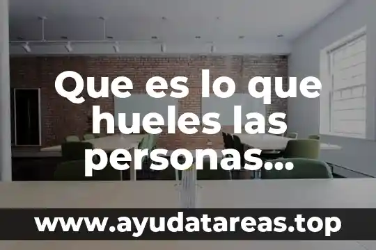 Que es lo que hueles las personas cuando se desmayan