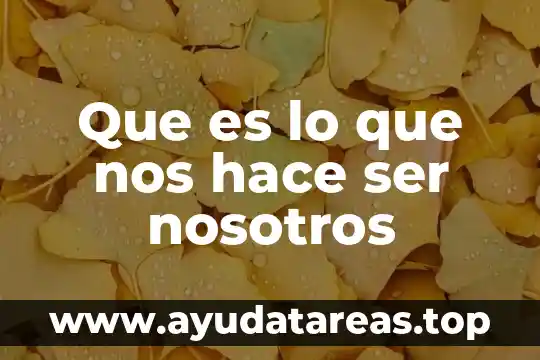 Según aristoteles que es ser un buen hombre 8 Que es lo que nos hace ser nosotros