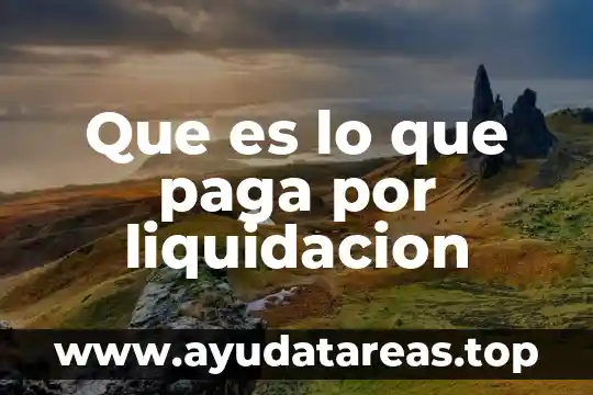 Que es planta alta 7 Que es lo que paga por liquidacion