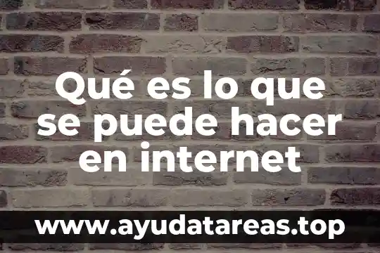 Que es rojo come piedras y puede volar 5 Qué es lo que se puede hacer en internet