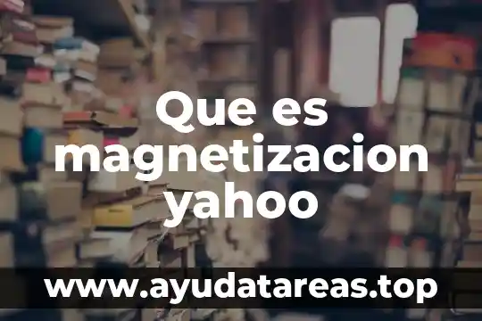 Excel que es y sus funciones 3 Que es magnetizacion yahoo