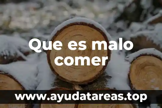 Qué es más malo ser hipoglucémico o diabético 4 Que es malo comer