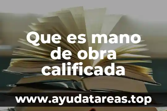 Que es ser autobusero le pregunta niño agarrando su mano 7 Que es mano de obra calificada