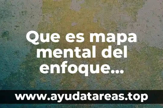 Que es mapa mental del enfoque conductista ejemplo