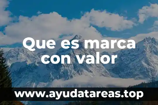 Qué es traslao significado 3 Que es marca con valor
