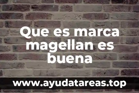 Para que es buena la arcilla en 4 Que es marca magellan es buena