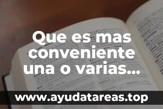 Que es mas conveniente en una encuesta de alcohol 3 Que es mas conveniente una o varias instancias sql