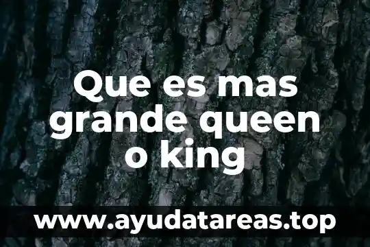 Que es mas grande saturno o la luna 5 Que es mas grande queen o king