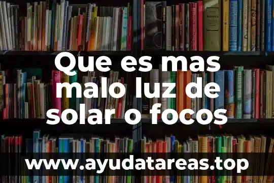 Qué es más malo ser hipoglucémico o diabético 3 Que es mas malo luz de solar o focos