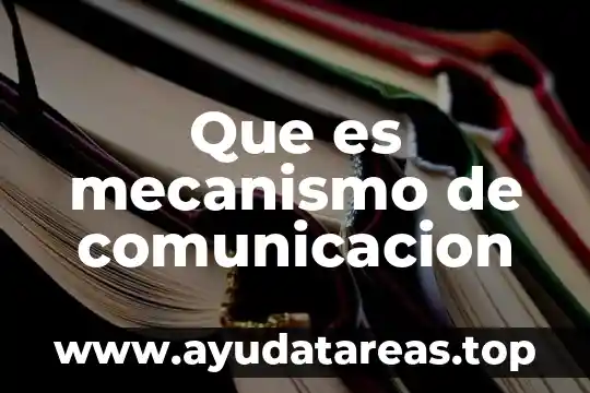 Que es el mercado de dinero por internet 6 Que es mecanismo de comunicacion