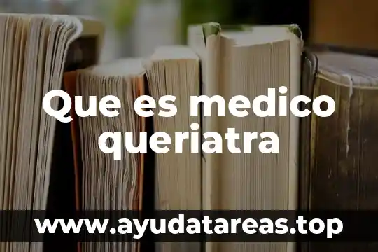 Que es el examen medico prenupcial 5 Que es medico queriatra