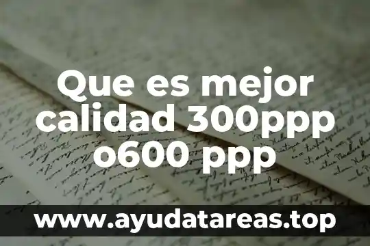 Que es mejor inflación o deflación 4 Que es mejor calidad 300ppp o600 ppp