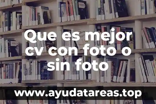 Servicios administrados mexis sa de cv que es 5 Que es mejor cv con foto o sin foto