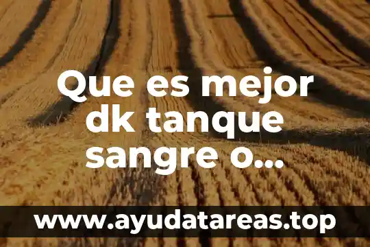 Qué es mejor Metzeler o Pirelli 4 Que es mejor dk tanque sangre o escarcha