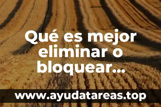 Que es ser editor de facebook 7 Qué es mejor eliminar o bloquear amigos de Facebook