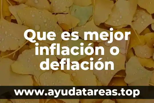 Que es mejor calidad 300ppp o600 ppp 3 Que es mejor inflación o deflación