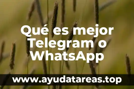 Que es mejor inflación o deflación 3 Qué es mejor Telegram o WhatsApp
