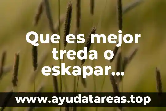 Que es la ludograma y su definicion 8 Que es mejor treda o eskapar compuesto