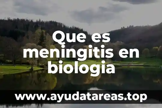 Qué es extinción en biología y sus tipos 3 Que es meningitis en biologia