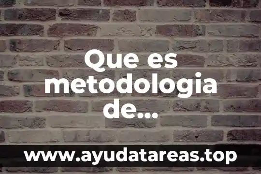 Que es nomenclatura y tipos logistica 5 Que es metodologia de investigacion ejemplos