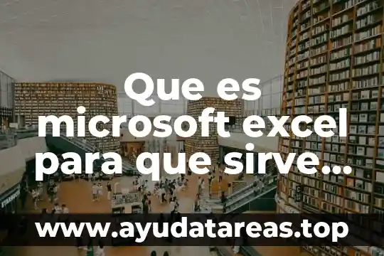Que es un signo y sus caracteristicas 8 Que es microsoft excel para que sirve y sus caracteristicas